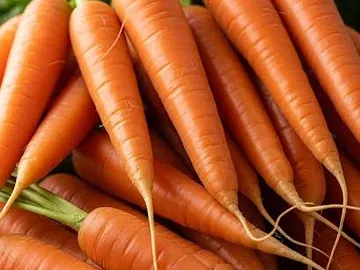 You can use absolutely fresh carrots.