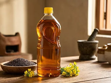 ঘানি ভাঙ্গা সরিষার তেল