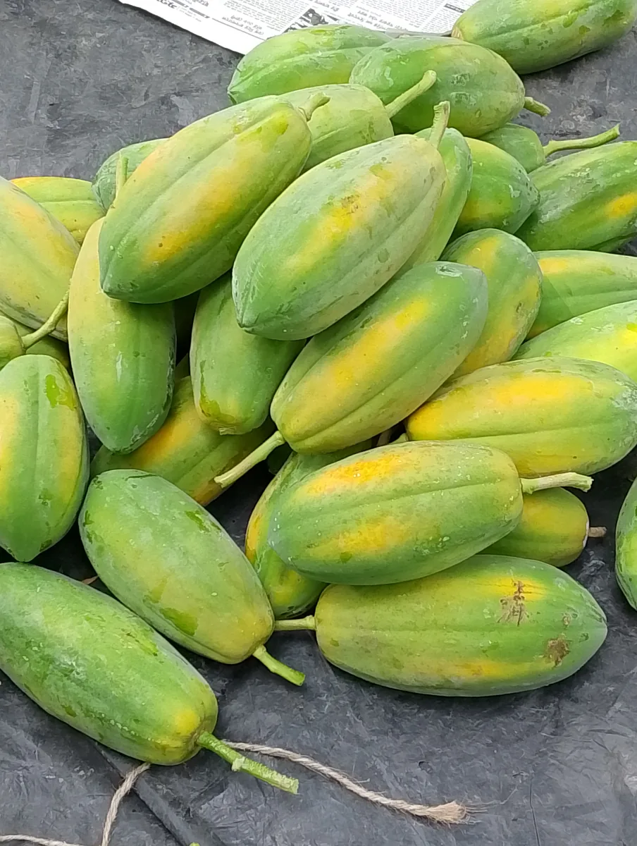 আনারস,কলা, পেঁপে
