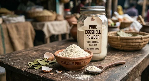 ১০০% অর্গানিক ডিমের খোসার পাউডার (Organic Eggshell Powder)