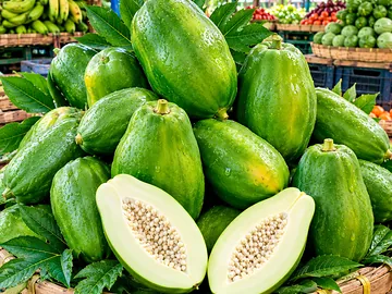 🥗 তাজা কাঁচা পেঁপে — প্রতিদিনের রান্নায় সতেজতার ছোঁয়া! 🌿