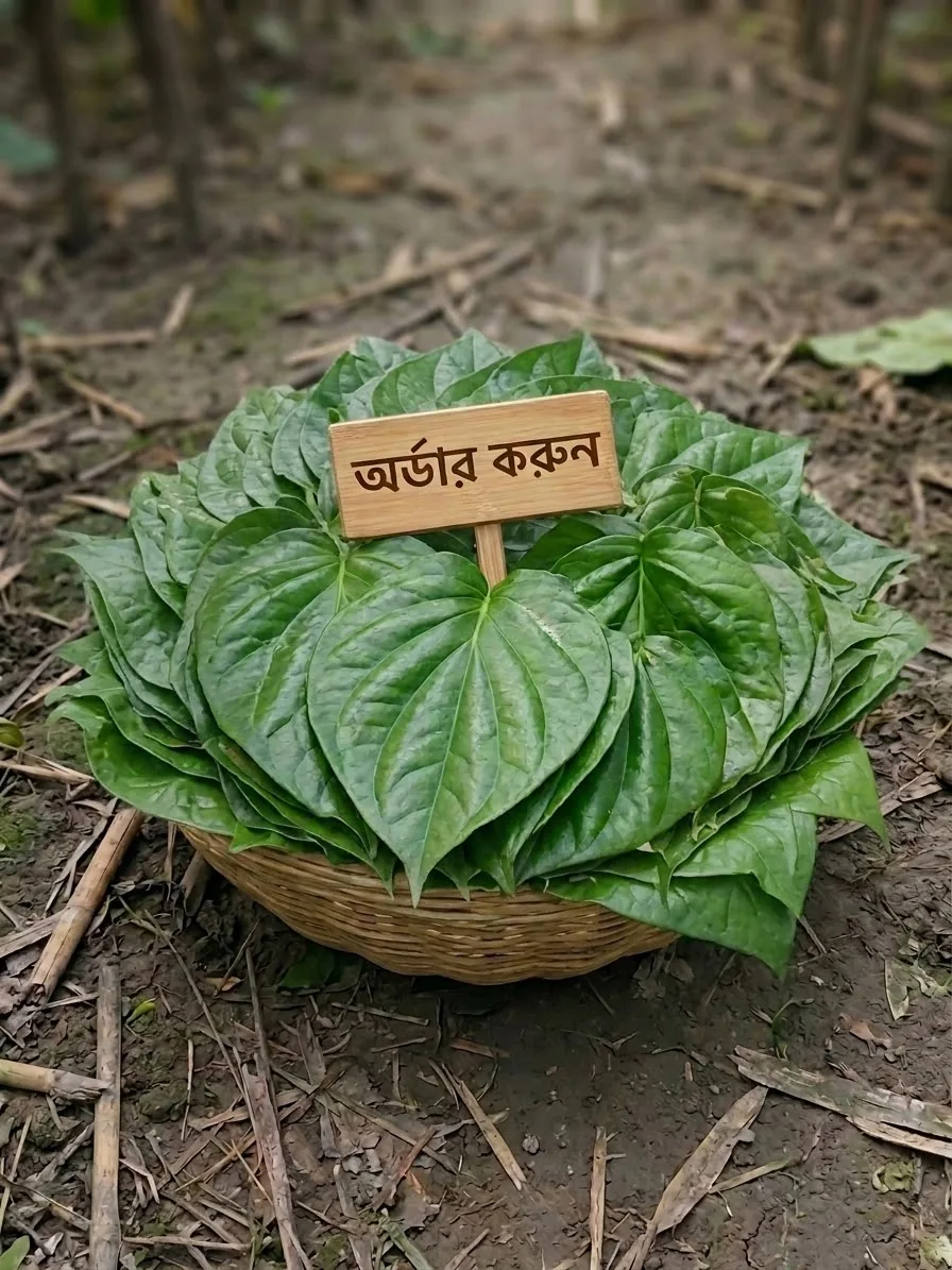 দেশি লাল ডেঙ্গি পান পাতা