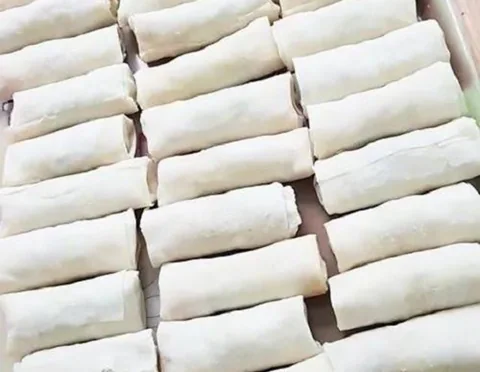 Frozen vegetable roll & chicken somucha
