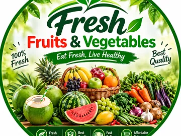 Fresh Fruits, Vegetables & Coconut Sales