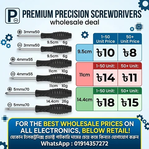 PREMIUM PRECISION SCREWDRIVERS