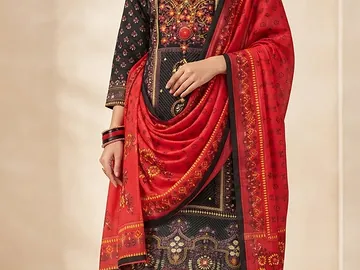 Kar Chupi Boutique Unstitched Three Piece