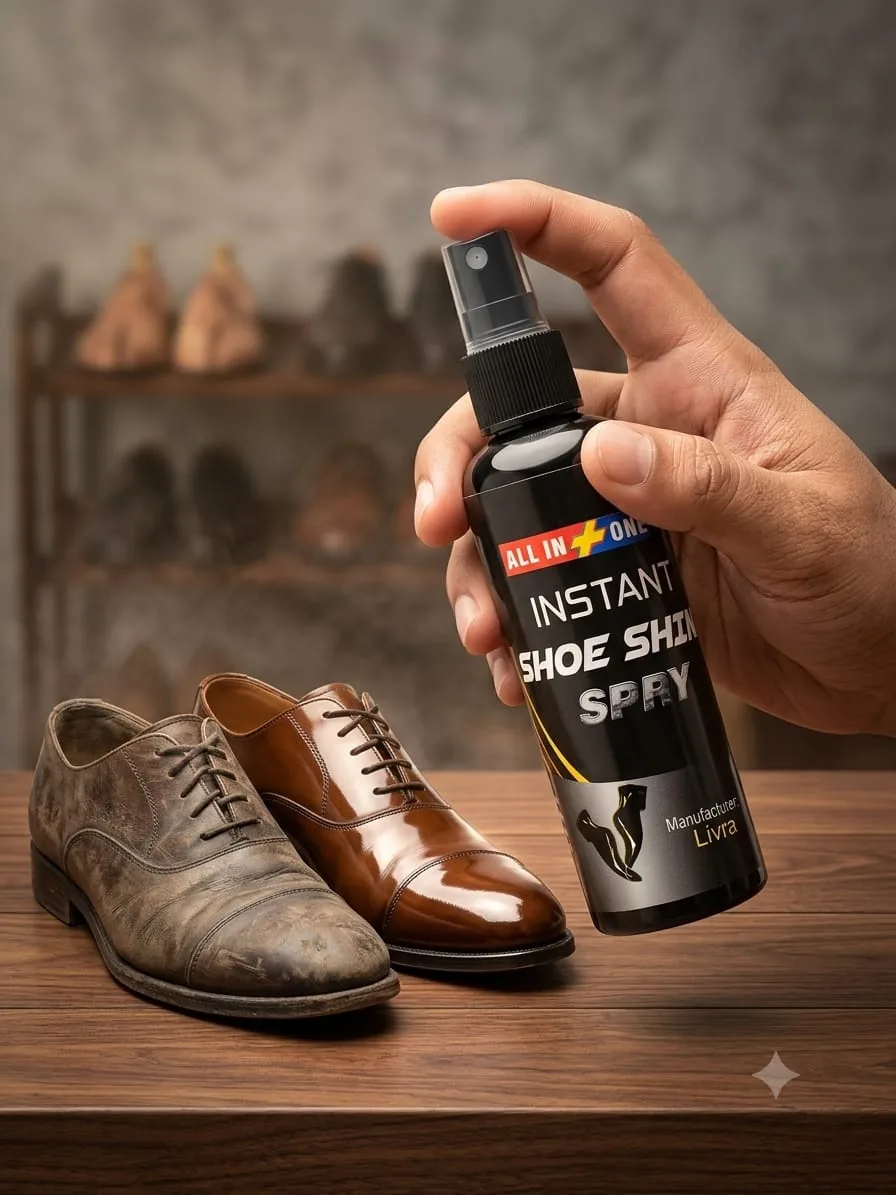 Instant shoe shiner