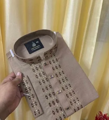Embroidered Cotton Panjabi