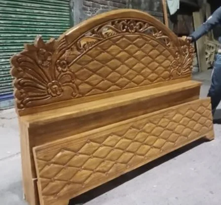 new bed 2" solid khat diye toyri