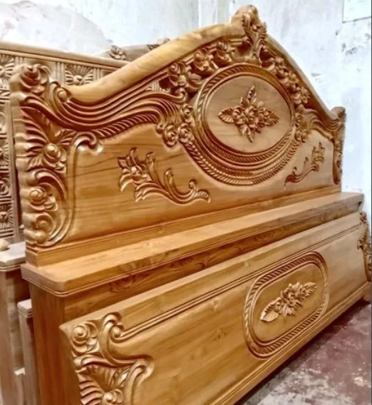অরিজিনাল চিটাগং সেগুন কাঠের ২.৫" সলিড মোটা বেড