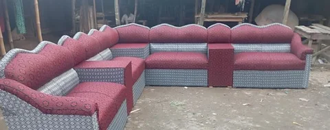সলিট ফোমের কর্নার সোফা সেট