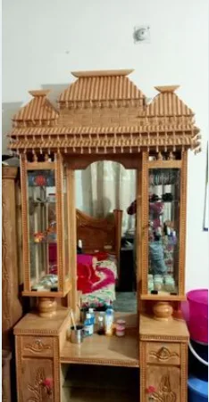 চিটাগং সেগুন কাঠের ডেসিংটেবিল