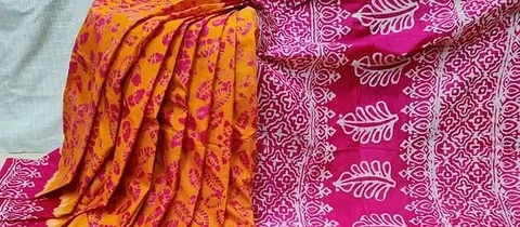 বাটিক প্রিমিয়াম কোয়ালিটি শাড়ি