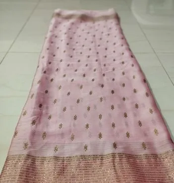 শিফন জর্জেট জরি কাজের শাড়ি