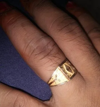 চকলেট গোল্ড ring