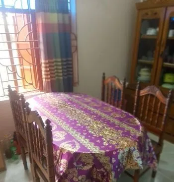 সেগুন কাঠের ডাইনিং টেবিল