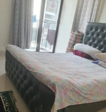 Leather Diamond Bed