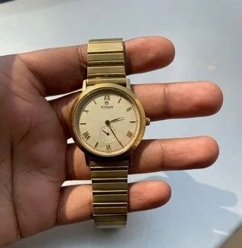 Titan Gold Tone Watch