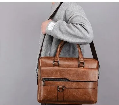 Amsburg Laptop Leather Bag