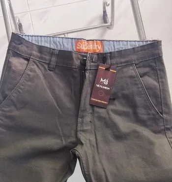 Gabadine Pant Grey colour