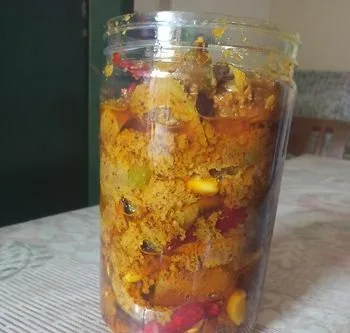 Homemade Mango Pickle