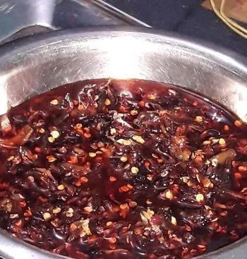 তেজী মরিচ ভর্তা