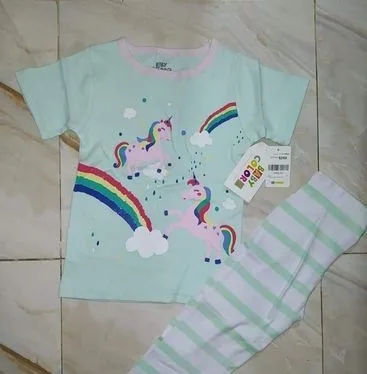 Girls Top Bottom Set