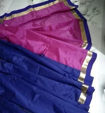 হাফ সিল্ক কালার শেড শাড়ি