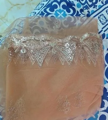 গোল্ডেন কালার কাপড়