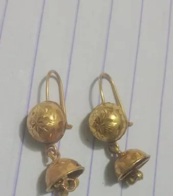 ২১ কেরেট গোল্ড কানের দুল