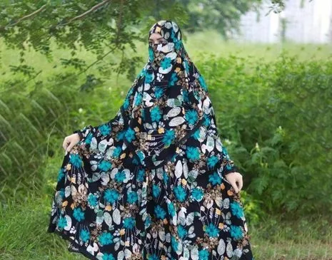 Khimar With Plazo Set