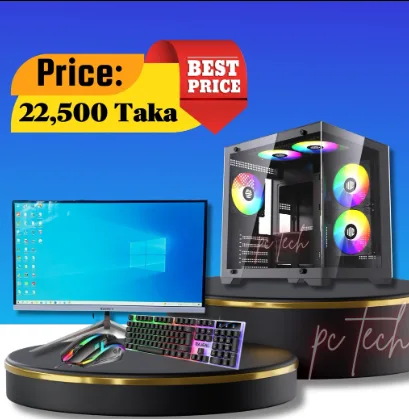 Intel®Core™ i5 650 3.00Ghz With_SSD-128GB/HDD-500GB+RAM-16GB+22”LED Borderless Monitor