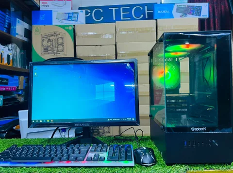 Intel_Core i3_8th GEN With_SSD-256GB/HDD-500GB+RAM-8GB DDR-4+19" LED Monitor.