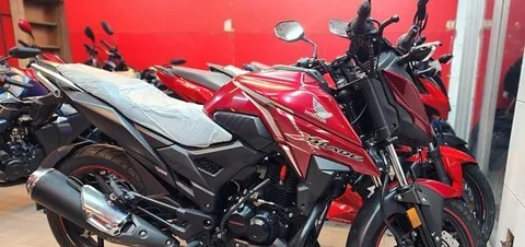 Honda X Blade Red Silver