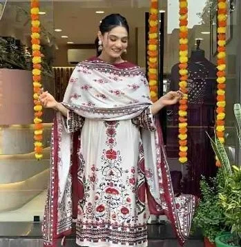 রেডিমেড ডিজিটাল প্রিন্ট থ্রি পিস