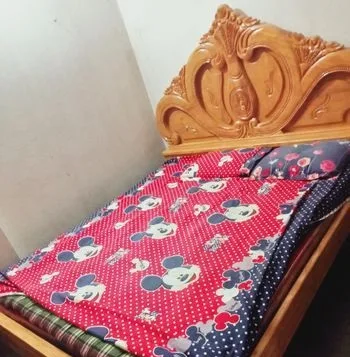 সেগুন কাঠের  বক্স খাট