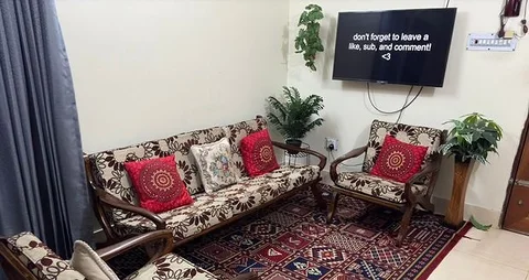 কাঠের সোফা সেট