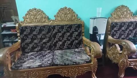 সেগুন কাঠের সোফা