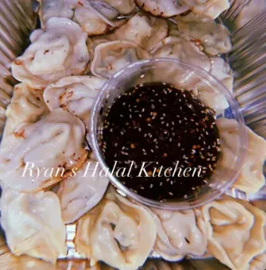Chicken Dumplings with Sauces