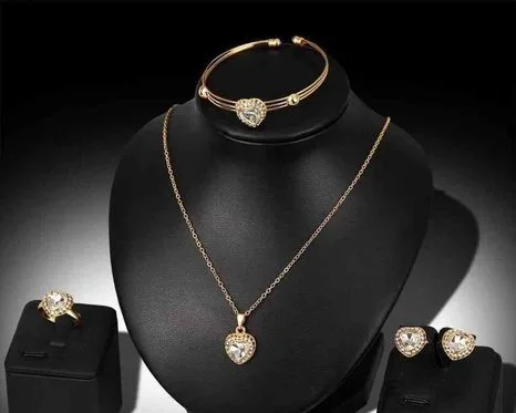 4 sets love jwellery