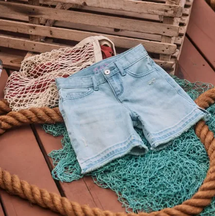 Denim shorts