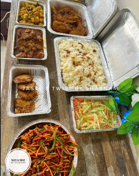 Biyer vhoj platter set menu   Polao
