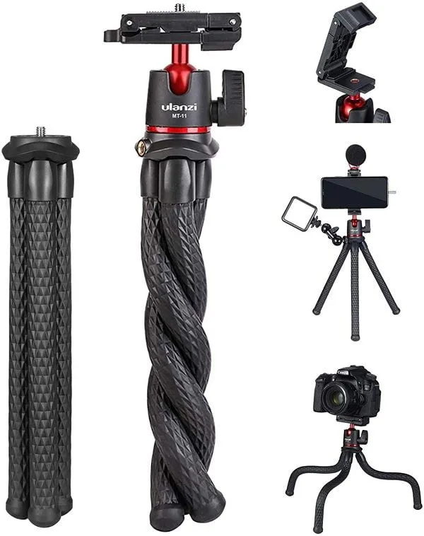 MT11 Octopus Tripod For DSLR Camera & Smartphones