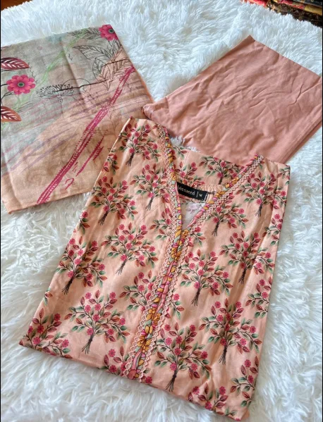 Original Silk Pakistani Three Picec