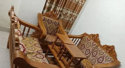 কাঠের সোফা সেট