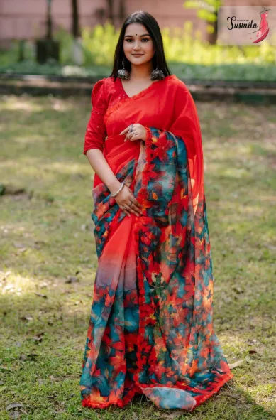 Chanderi silk Sharee