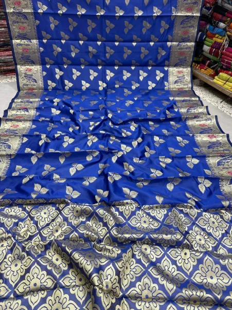 Silk katan saree