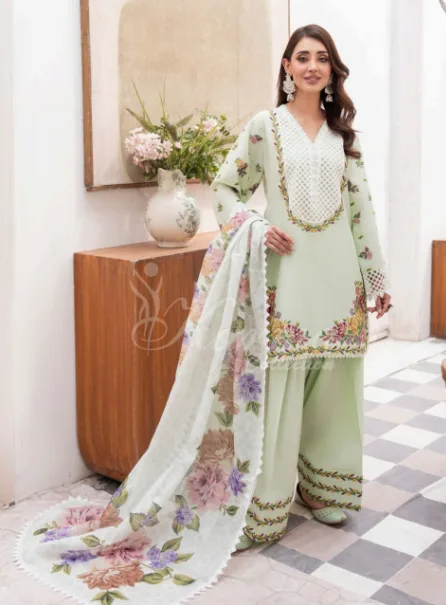 Goal Daman Shirt With Farshi Shalwar