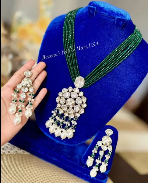 Exclusive Polki Jewelry (Green)