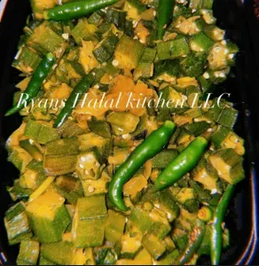 Okra bhaji